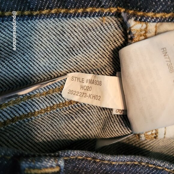 Madewell Jeans 28 Skinny 9" Mid Rise Woodland Wash MA938 Tummy Control Stretch - Picture 7 of 13